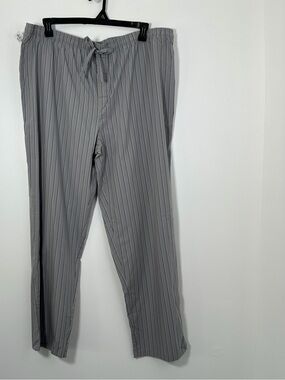 Stafford Men’s XXL Gray Striped Sleep Pants Cotton Modal Pajama Lounge